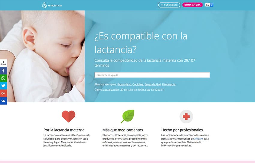 Web e-lactancia.org
